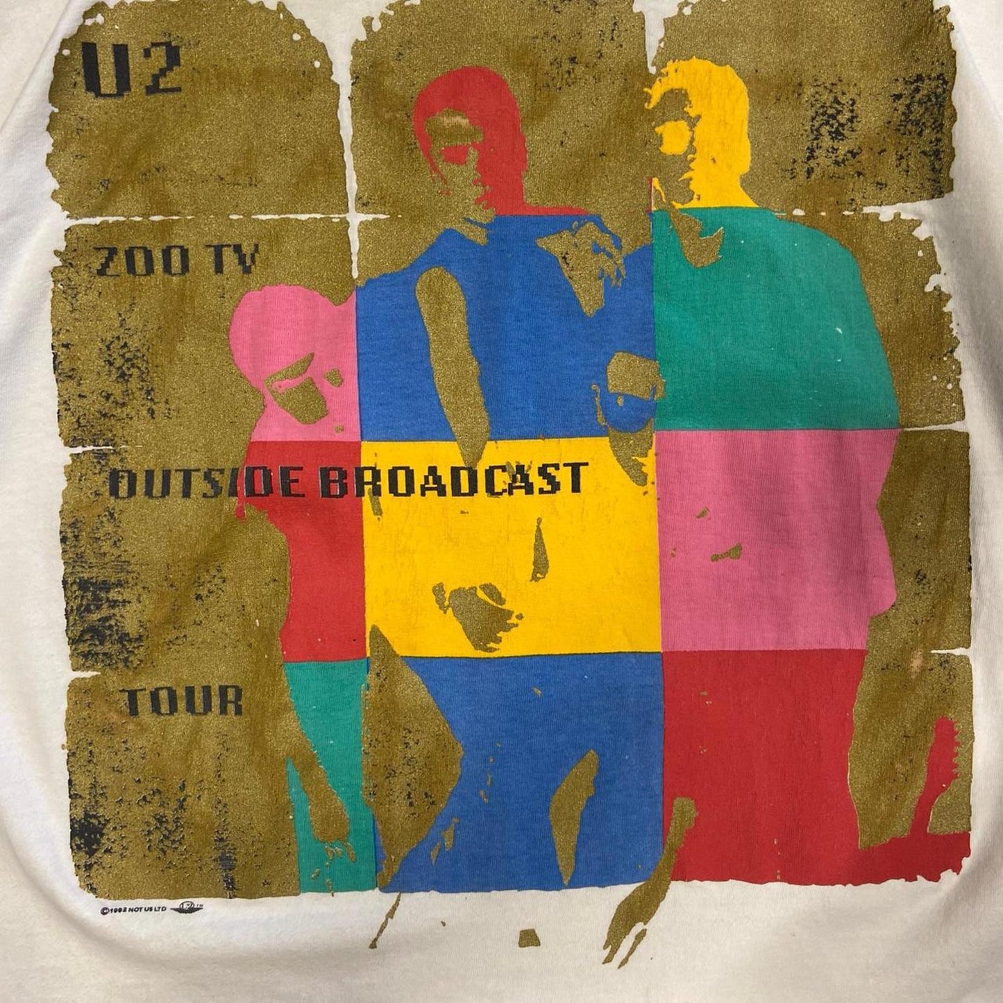 Vintage 1992 U2 Zoo Tv Tour Tee - XL