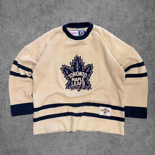 Vintage NHL Toronto Maple Leafs Heritage Sweater - L