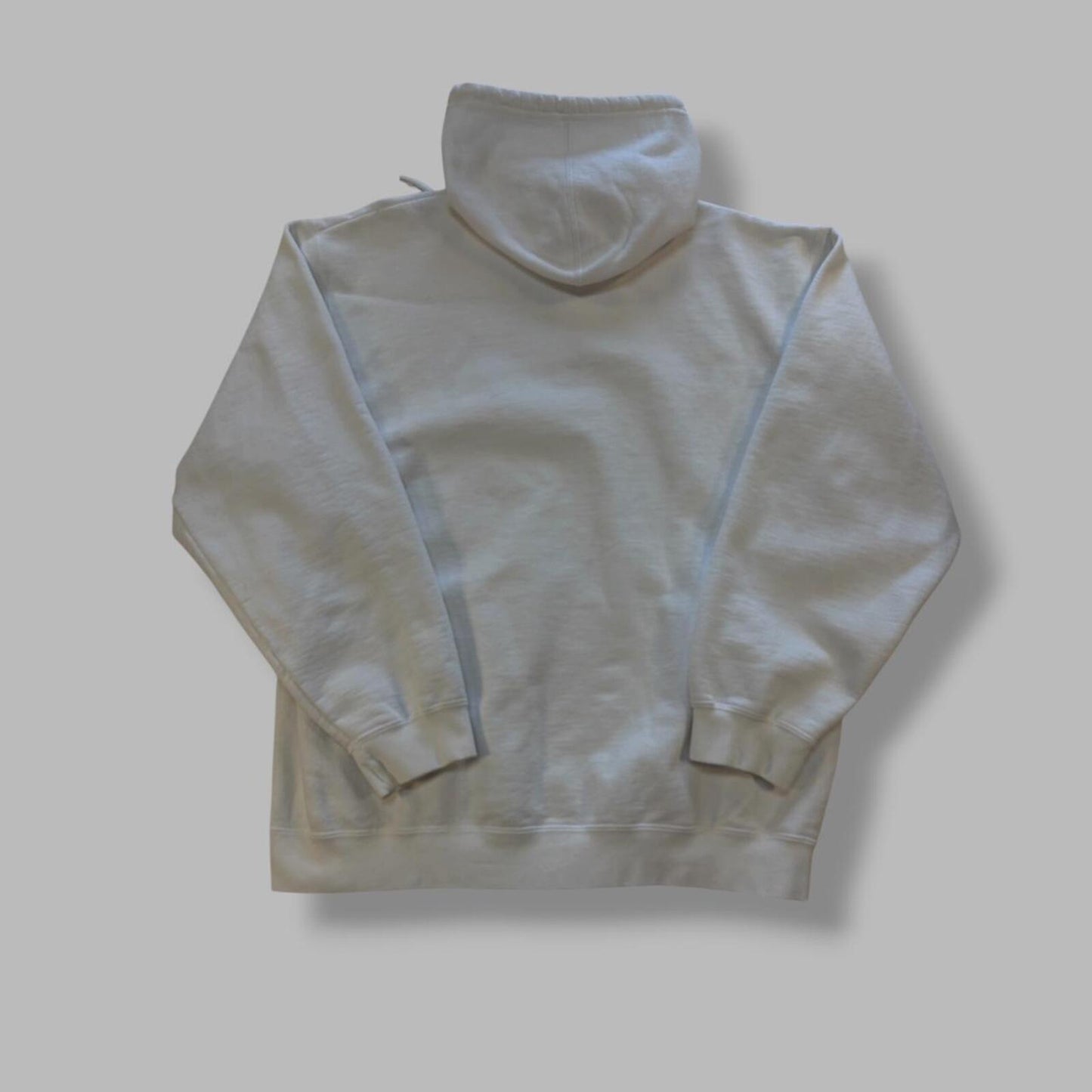 Vintage White Adidas Hoodie - L