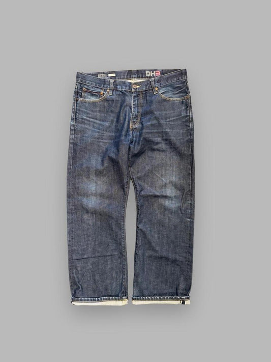 Y2K DH3 Loose Fit Raw Selvedge Denim - 36
