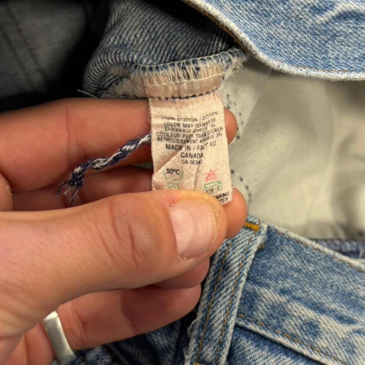 Vintage 1970s Levi Orange Tab Bootcut 217 Jeans -31