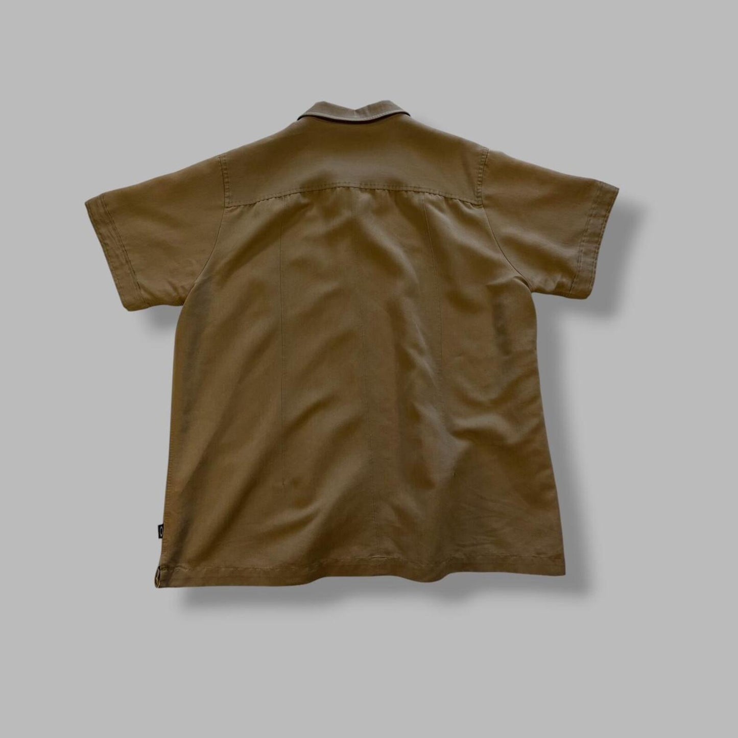 Vintage Oakley tan button up - XL