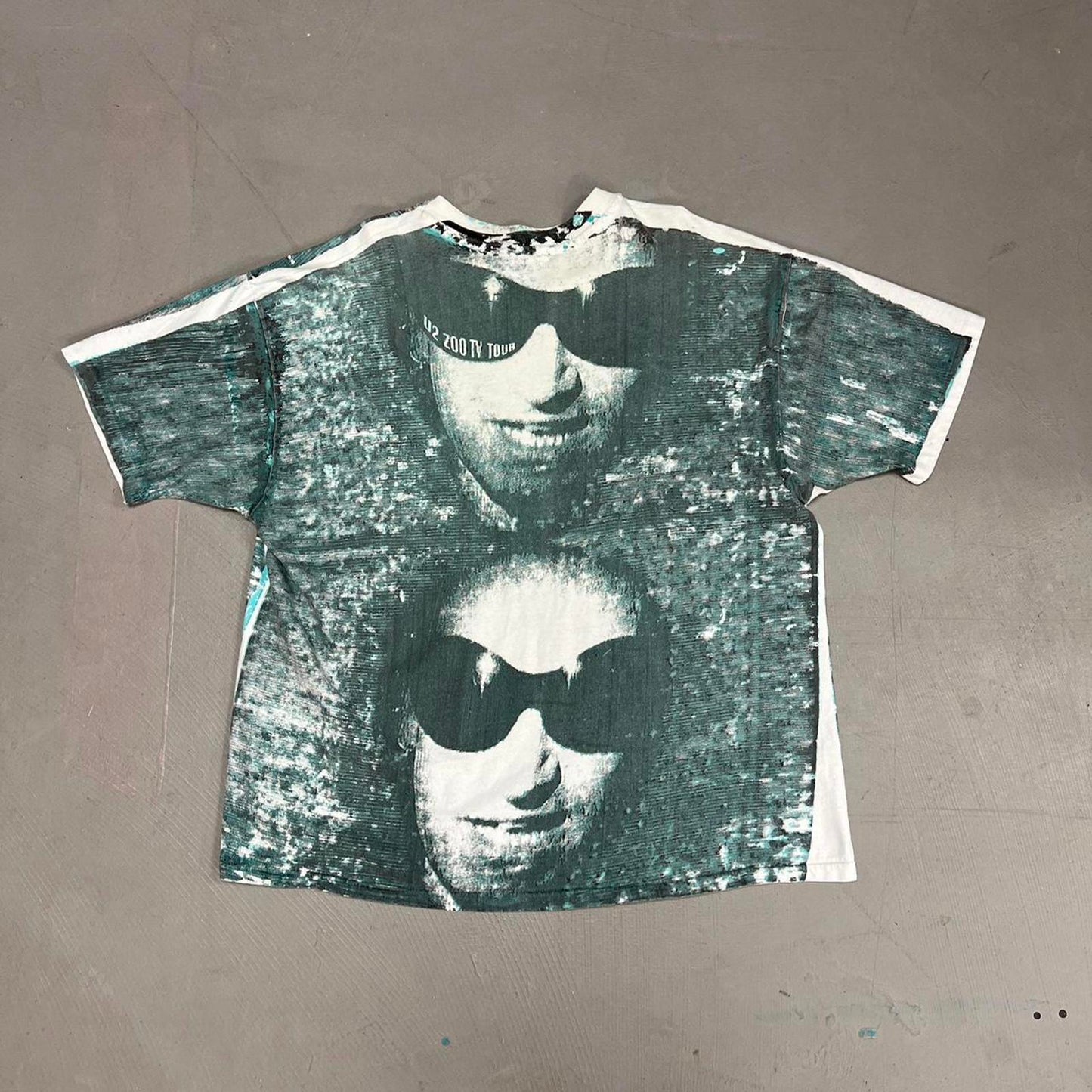 Vintage 90s Mosquito Head AOP U2 Zoo TV Tour Tee