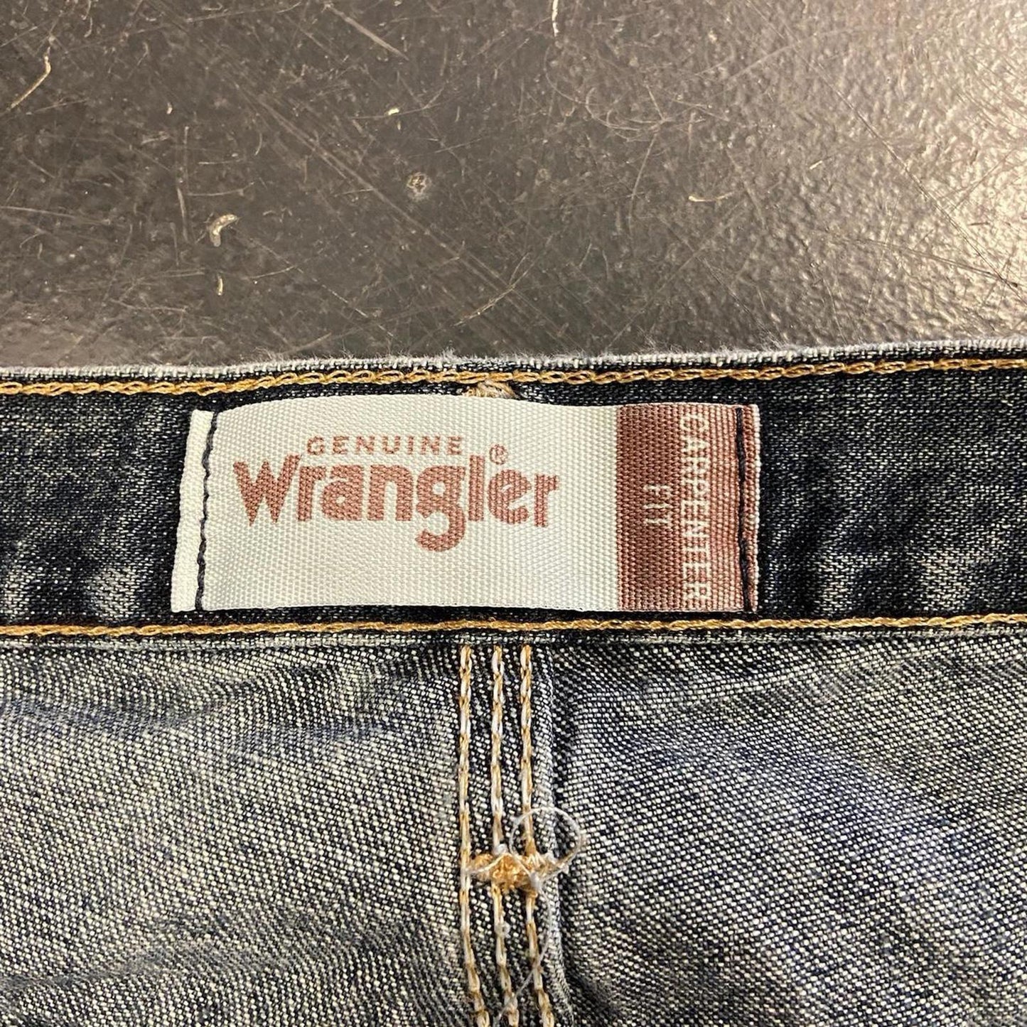 Vintage Wrangler Dark Wash Jorts - 36