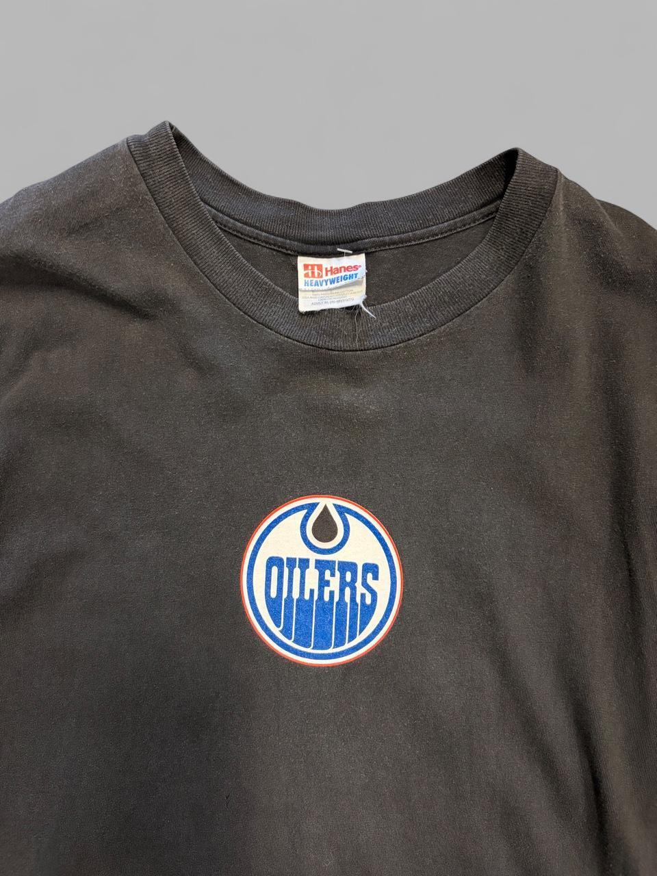 Vintage 90s Edmonton Oilers Molson Family Restaurant Tee - XL