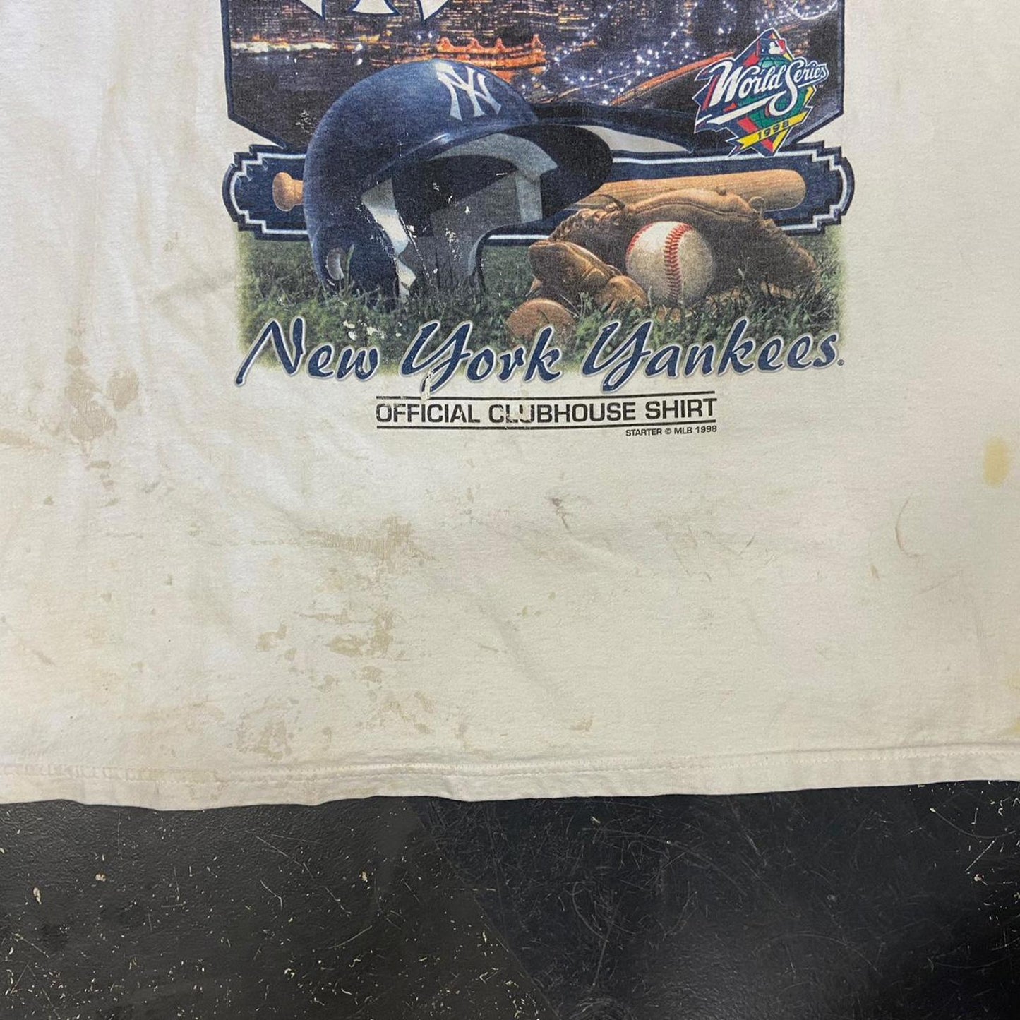 Vintage 1998 Starter New York Yankees Championship Tee - XL
