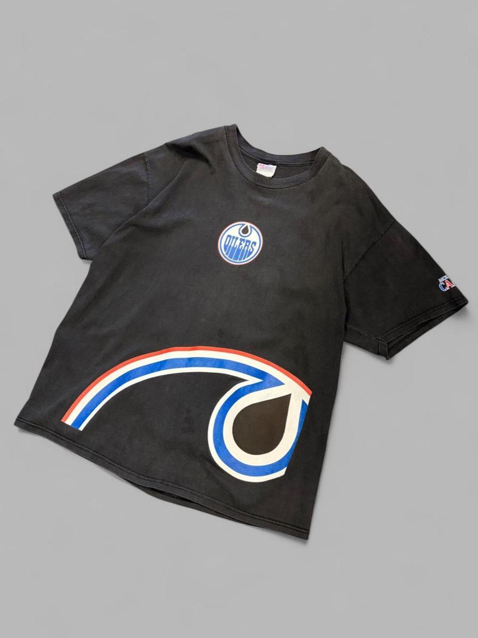 Vintage 90s Edmonton Oilers Molson Family Restaurant Tee - XL