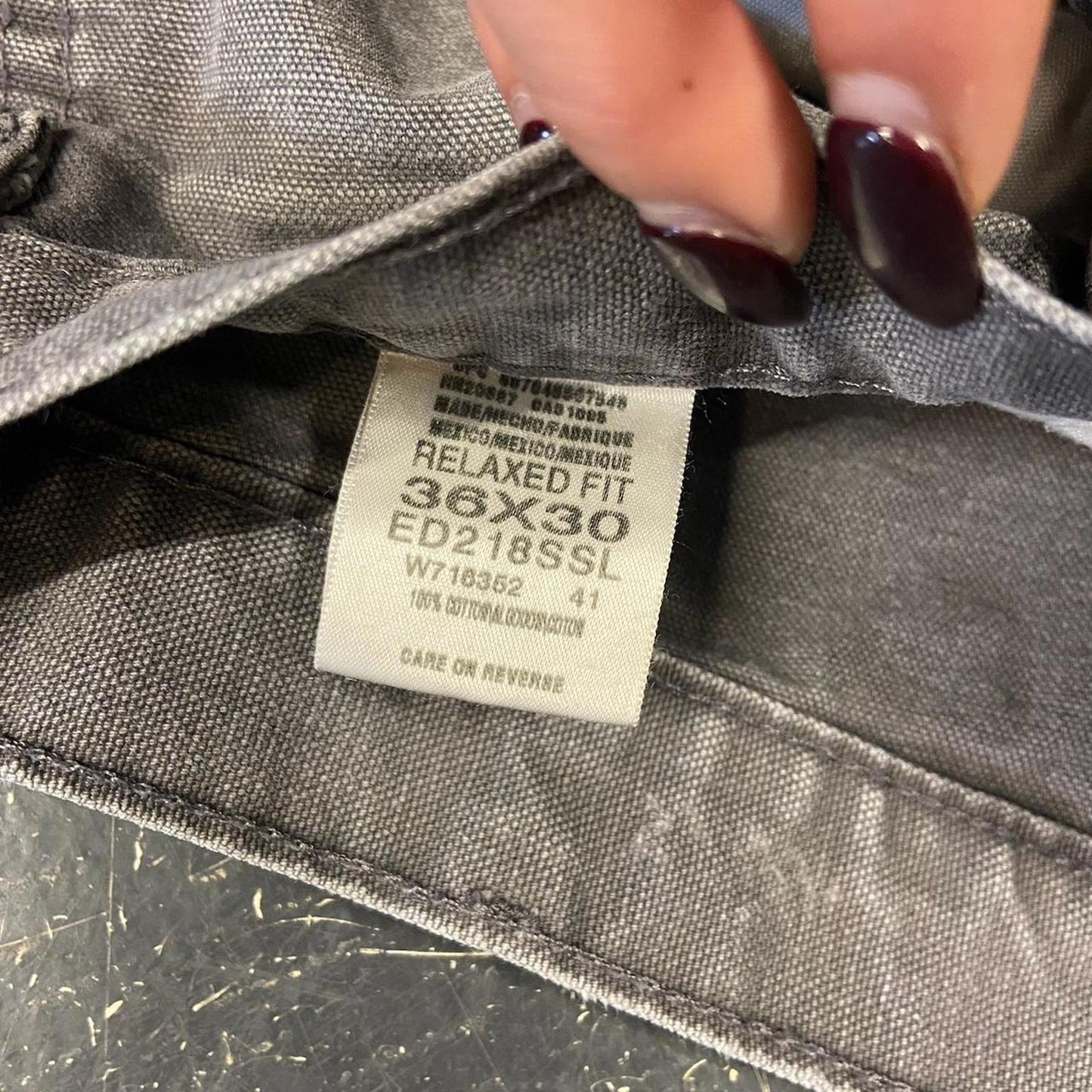 Grey Dickies Carpenter Pants - 36