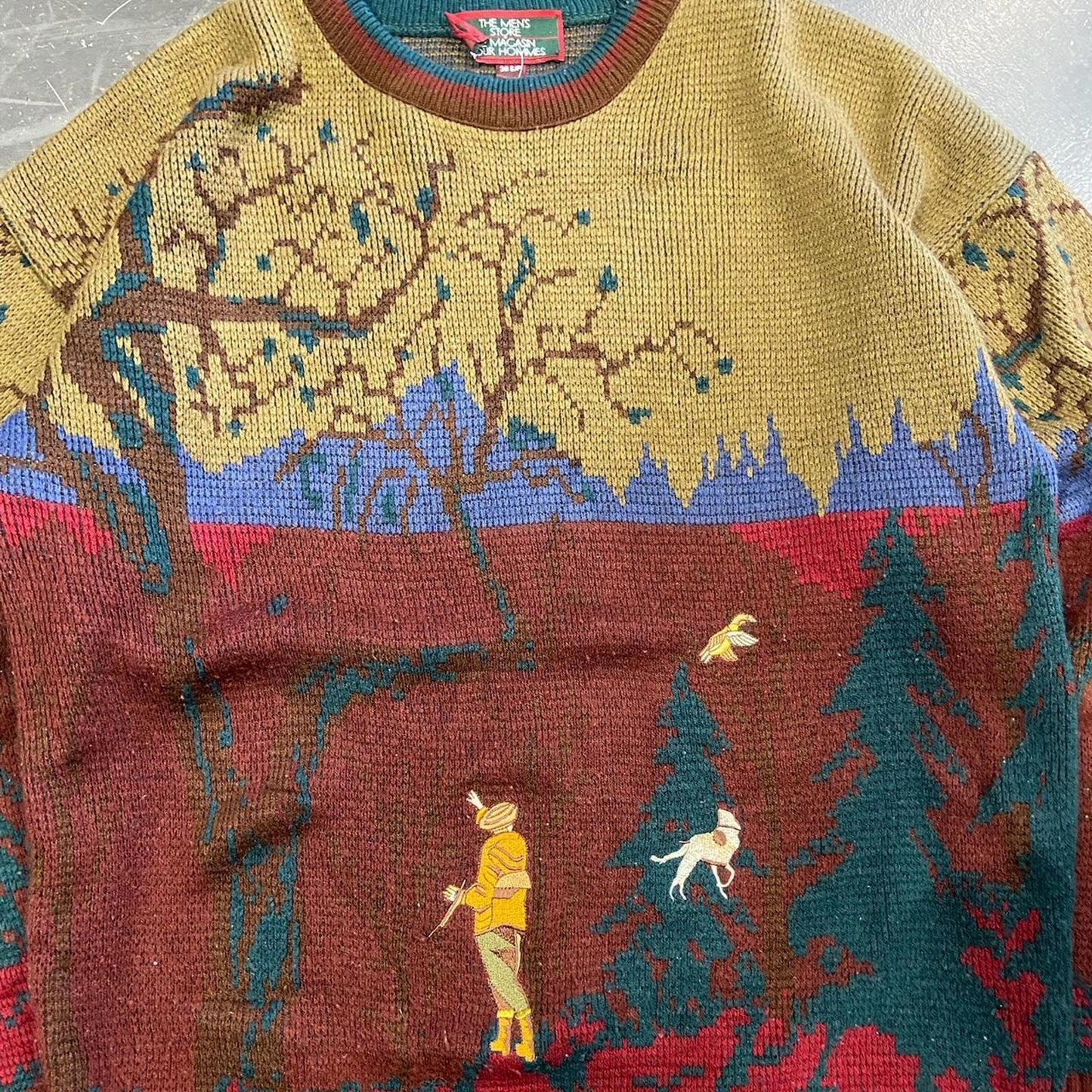Vintage 90s Sears Duck Hunting Knit - L