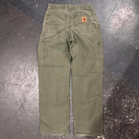 Vintage Olive Carhartt Dungarees - 31
