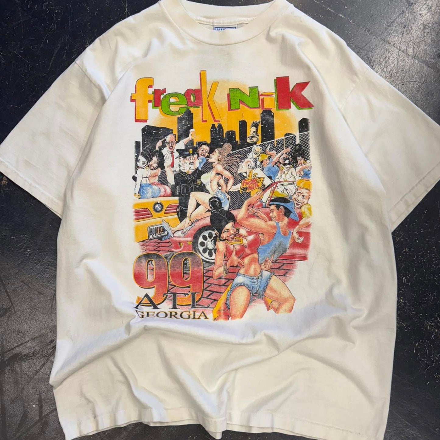 Vintage 1999 Freak Nik Atlanta Tee - XL