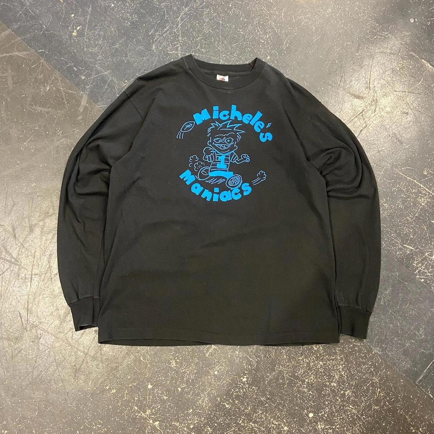 90s Calvin & Hobbs Michaels Mechanic Long Sleeve - XL