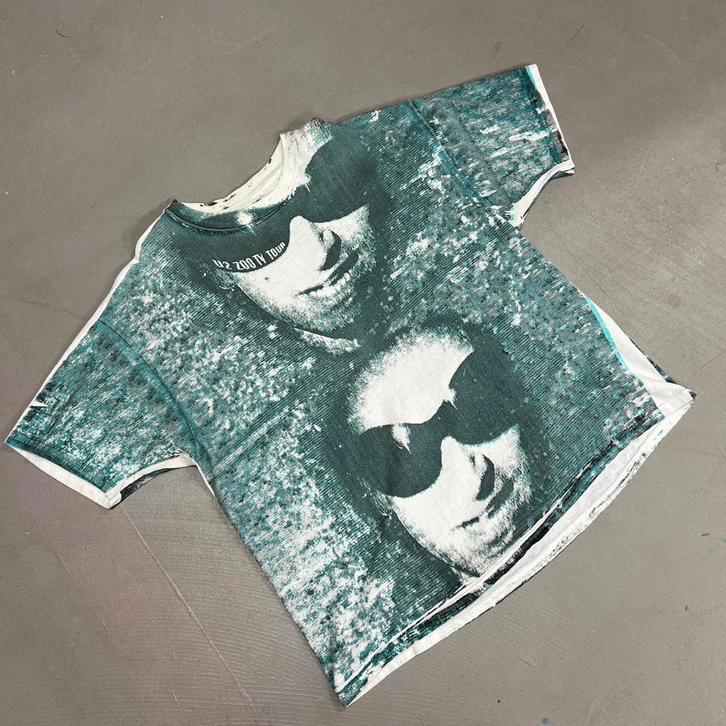 Vintage 90s Mosquito Head AOP U2 Zoo TV Tour Tee