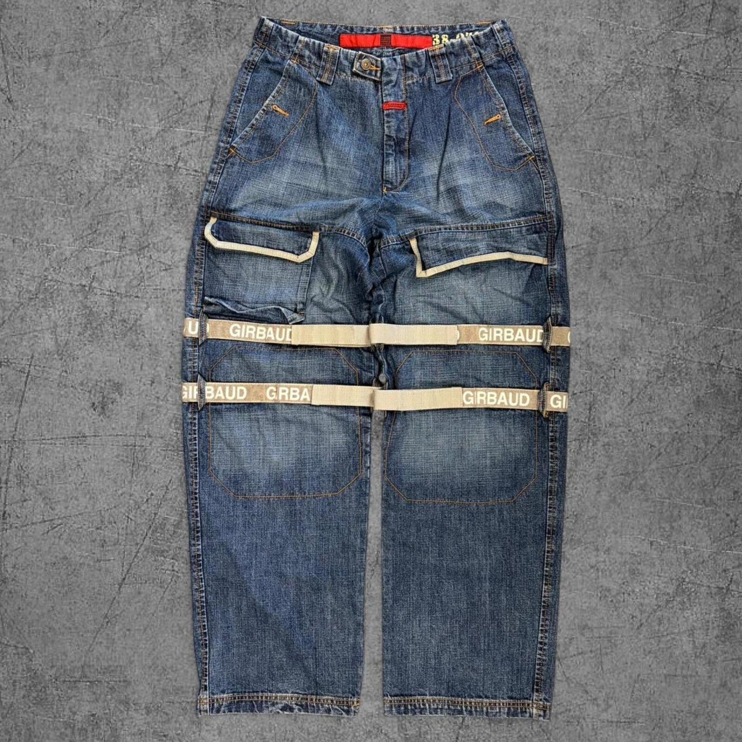 Y2K Marithé & Francois Girbaud Baggy Strap Jeans - 32