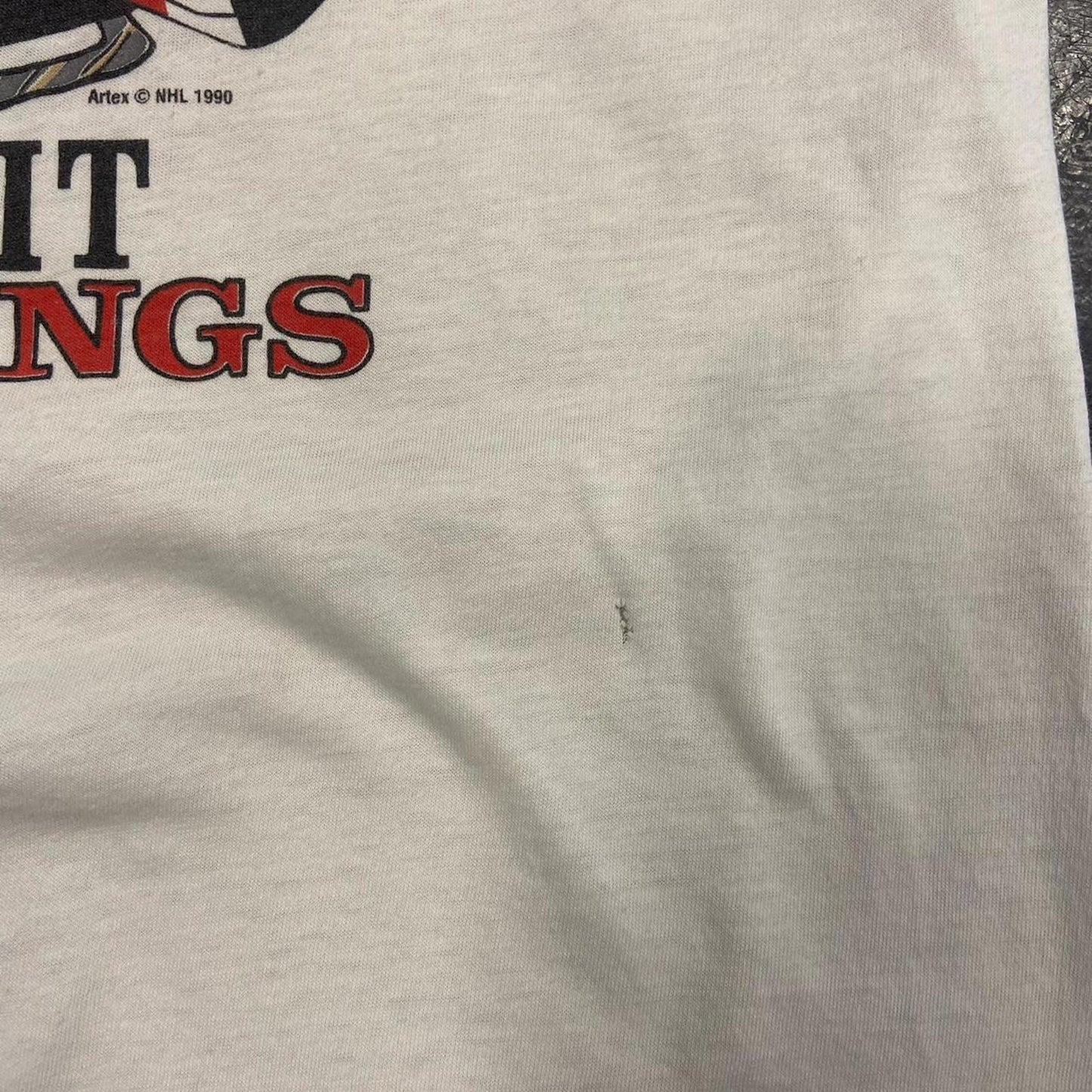 1990 Taz Detroit Redwings Tee - M