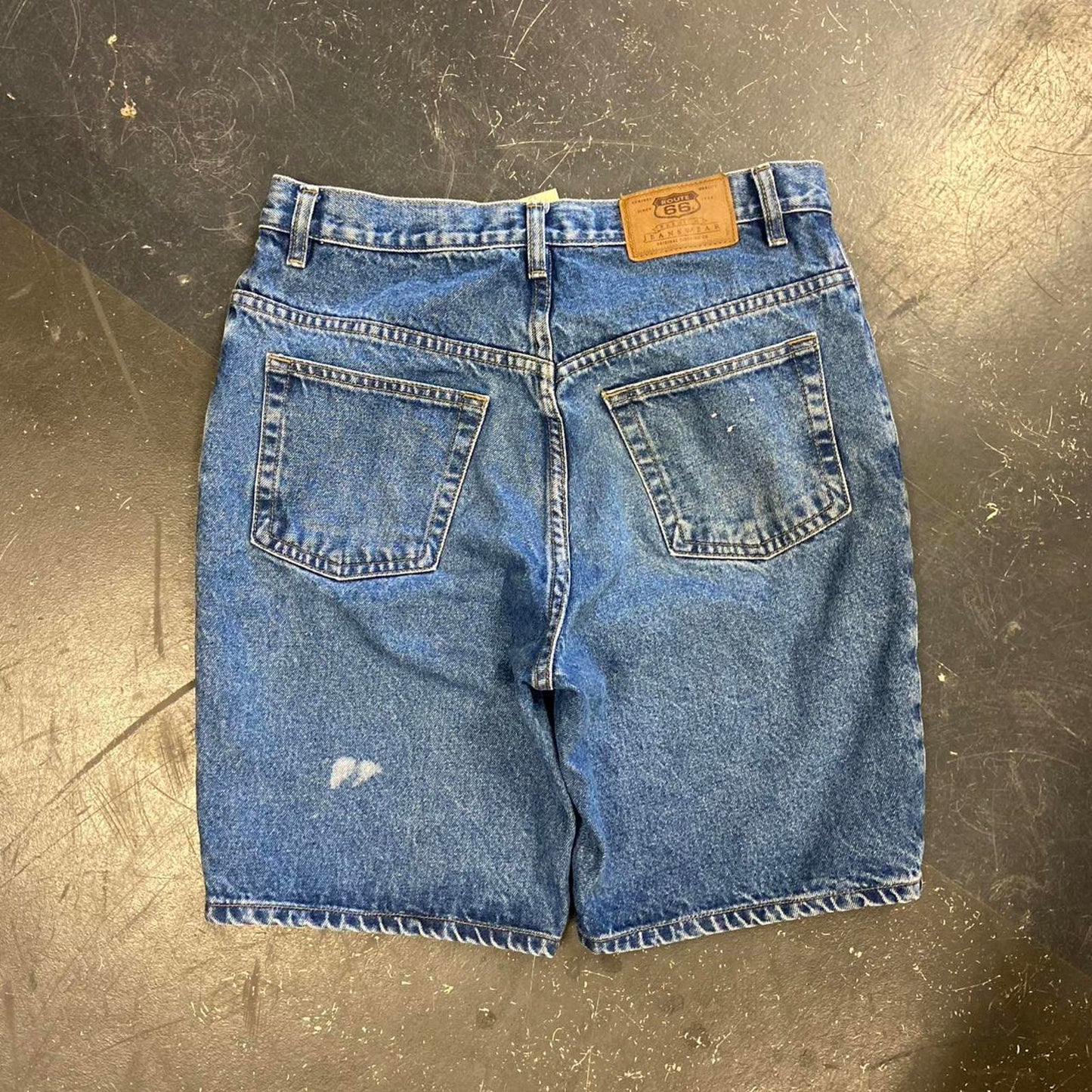 Vintage Route 66 Jorts - 32