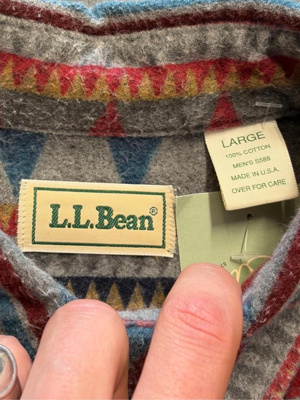 Vintage LL Bean Southwestern Button Up - L