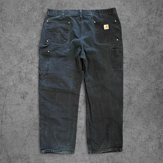 Vintage Black Carhartt Dungaree Double Knees - 40