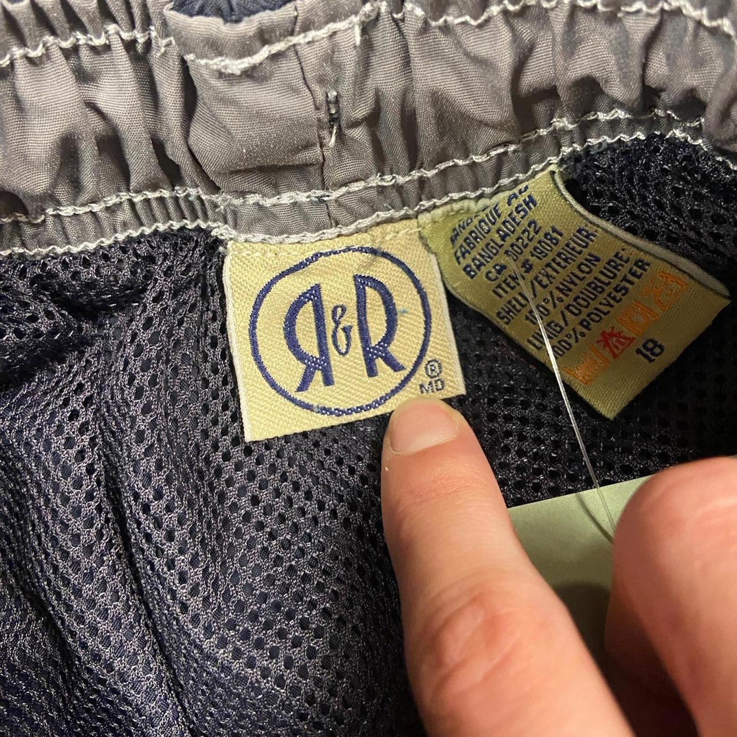 Vintage Navy R&R Track Pants - S