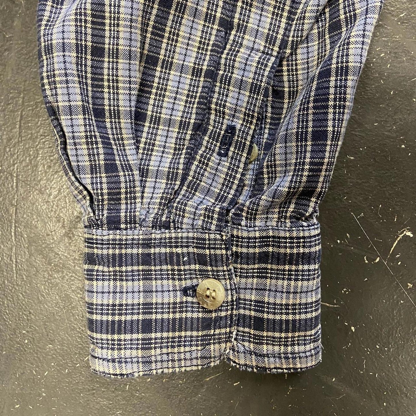 Vintage Higher State Boxy Plaid Button Up - M