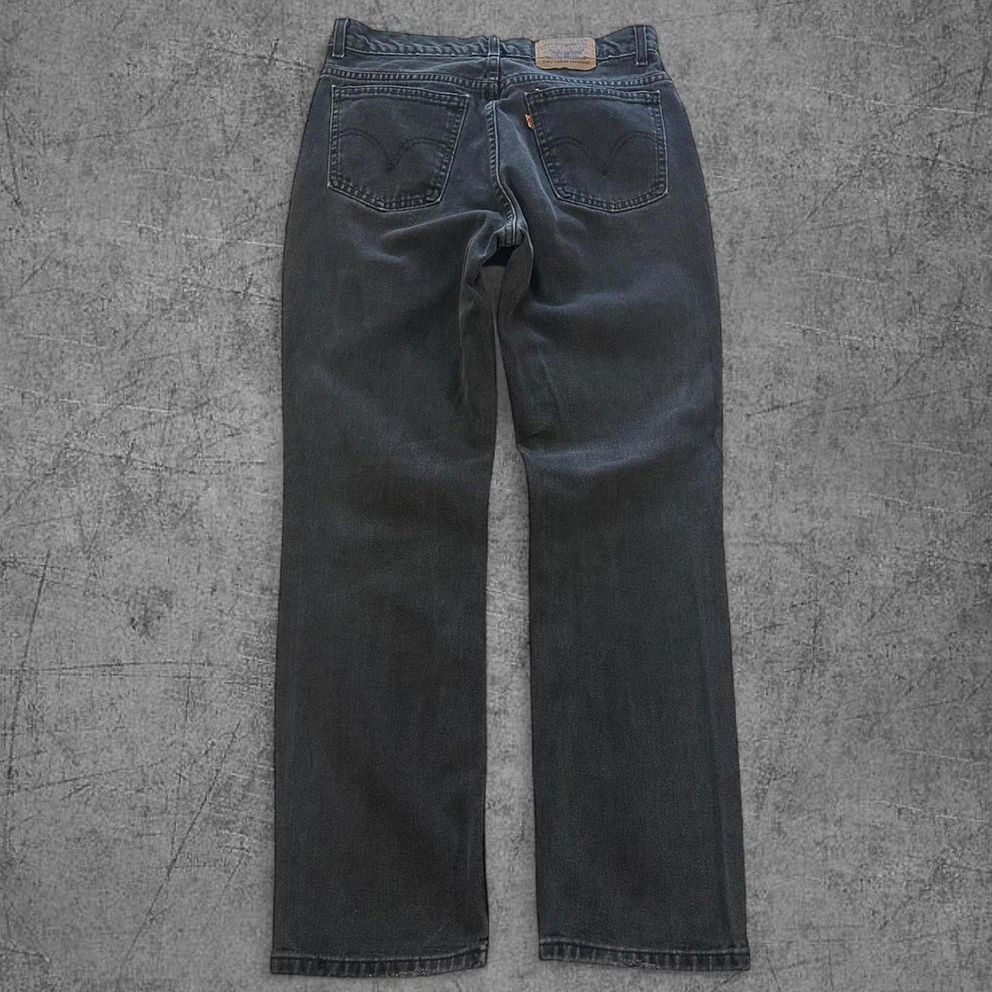 Vintage 1999 Black Levi Orange Tabs - 31