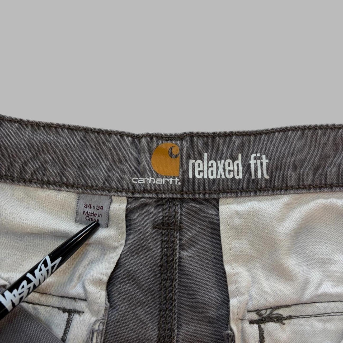 Grey Carhartt Cargos - 34