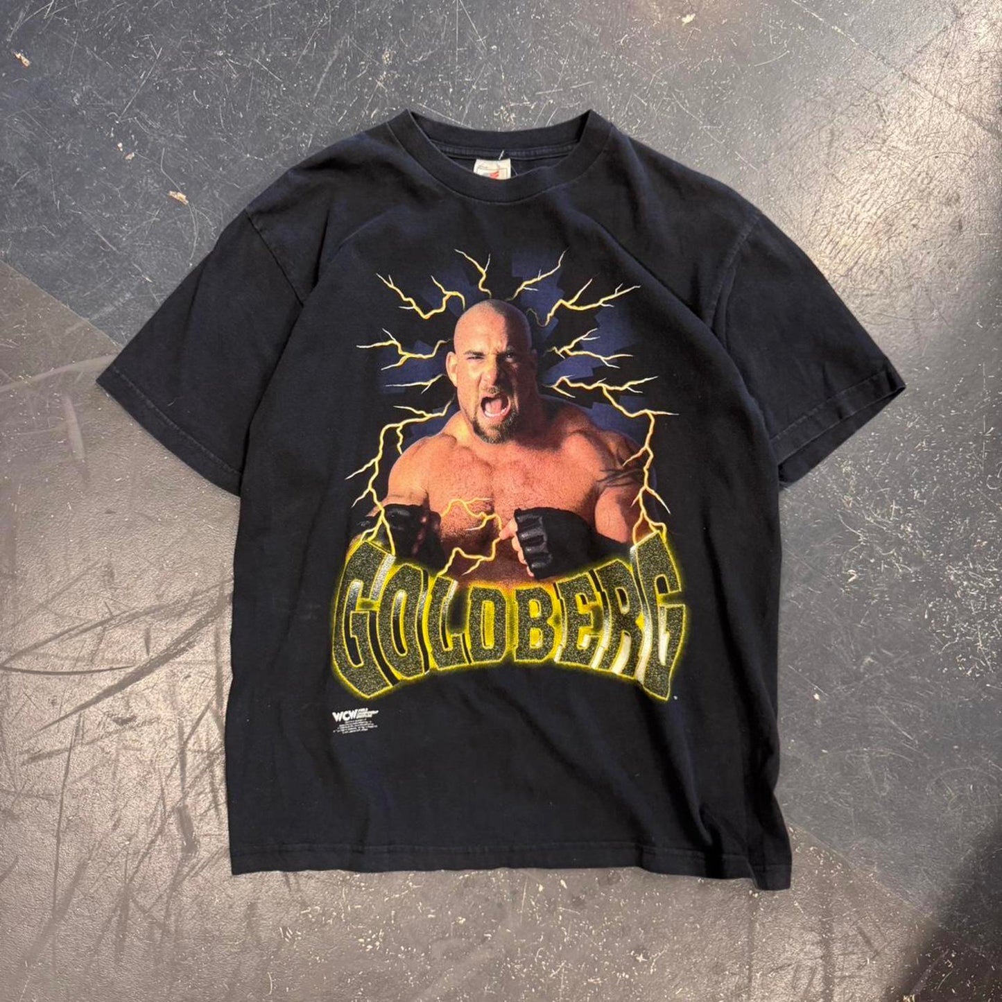 Vintage 1998 Goldberg WCW WWE Tee - L