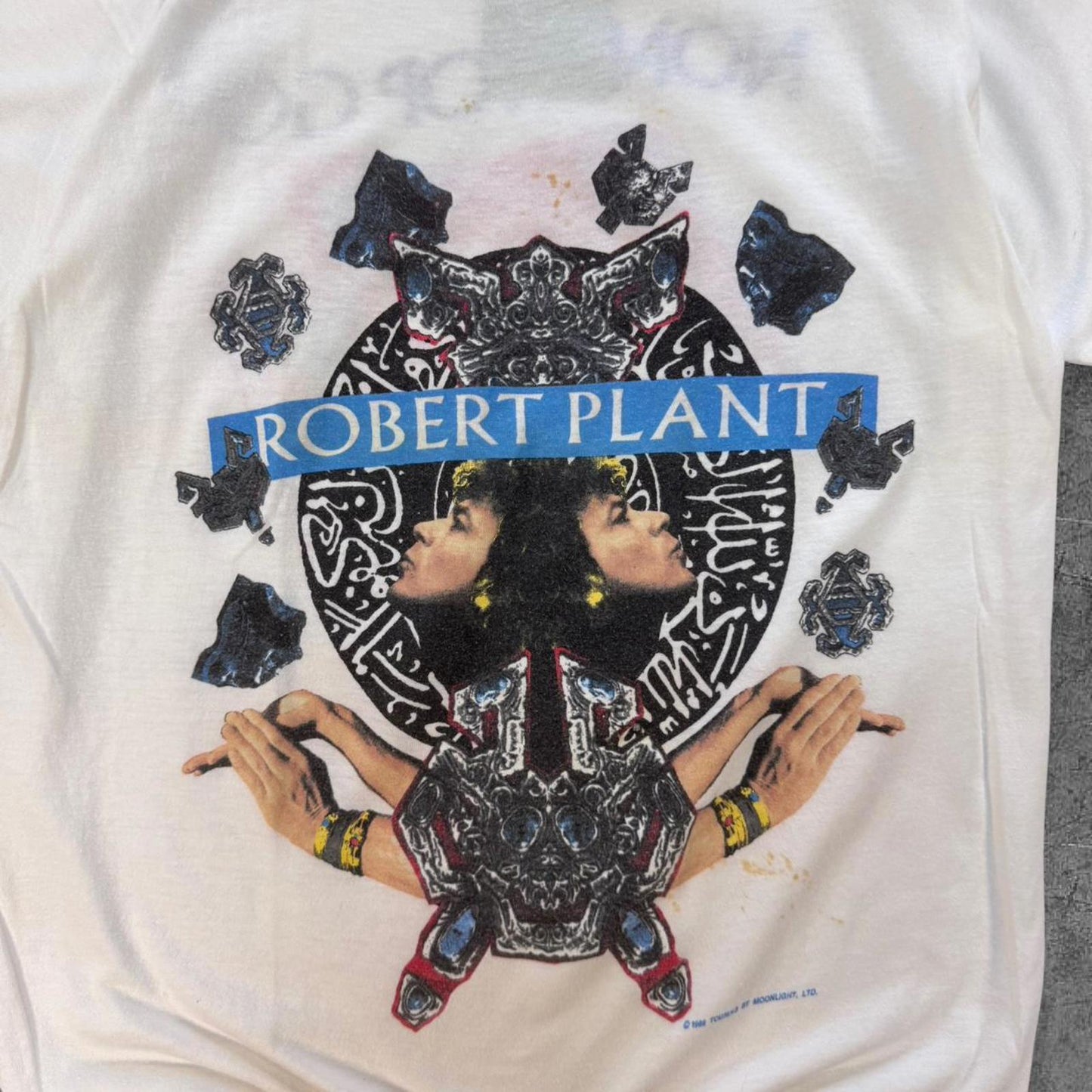 1988 Robert Plant Non Stop Go Tour Tee - M
