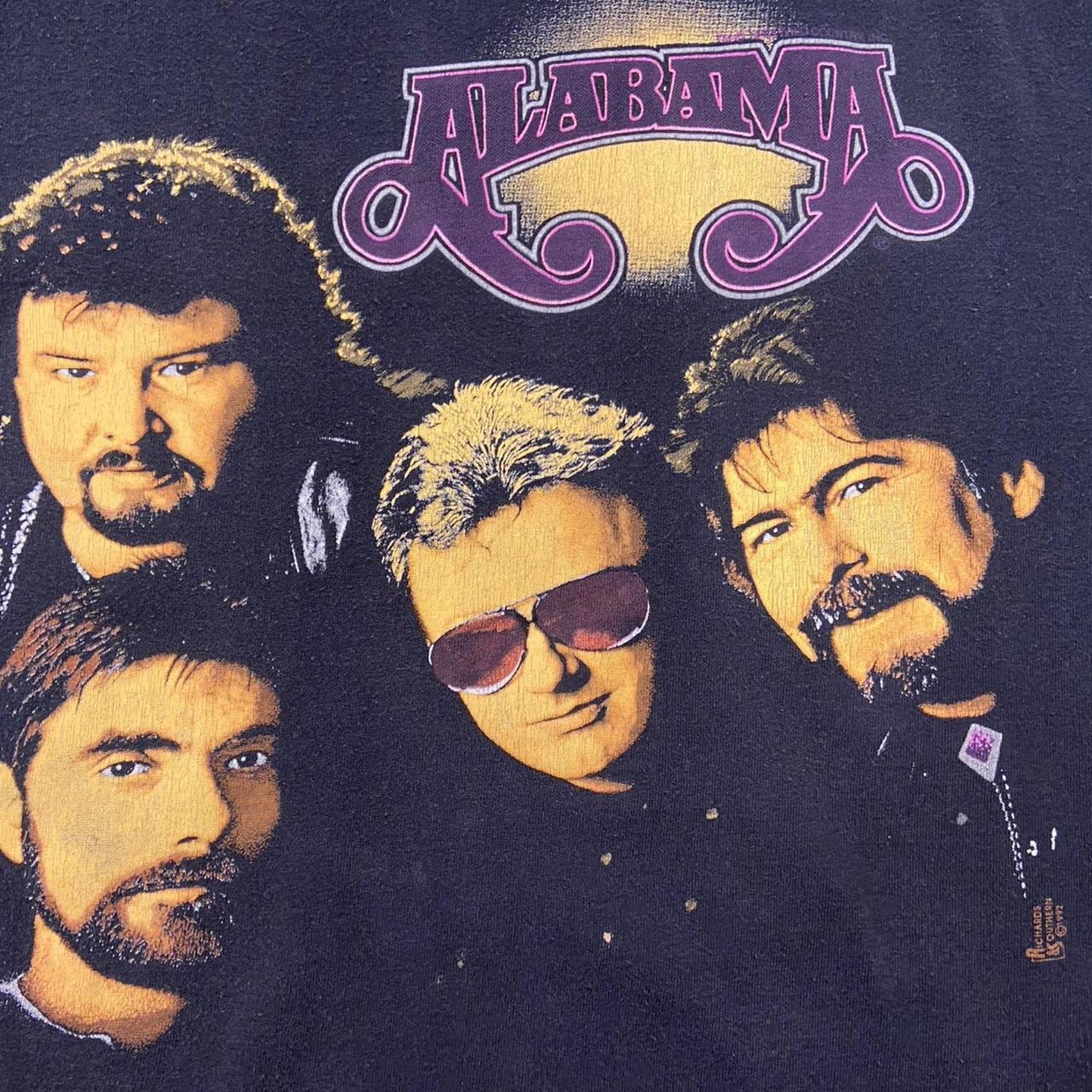 Vintage 1992 Alabama Country Band Tee - XL