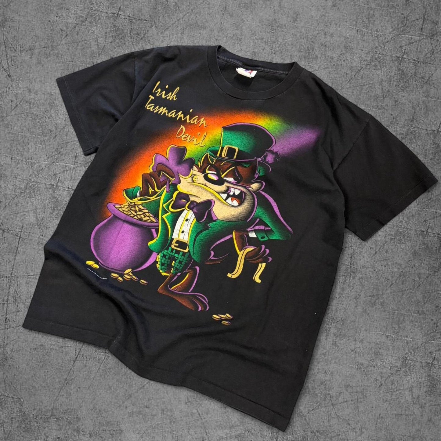 Vintage 1997 Irish Tasmanian Devil Tee - L