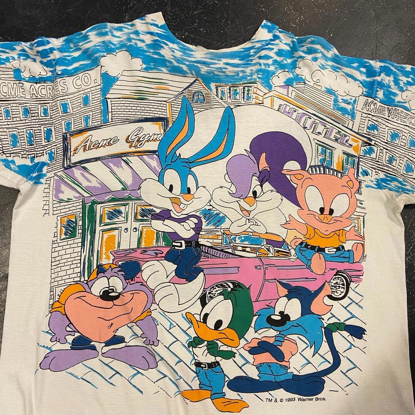 1993 Tiny Toons ‘Street Smart’ Looney Tunes AOP - XXL