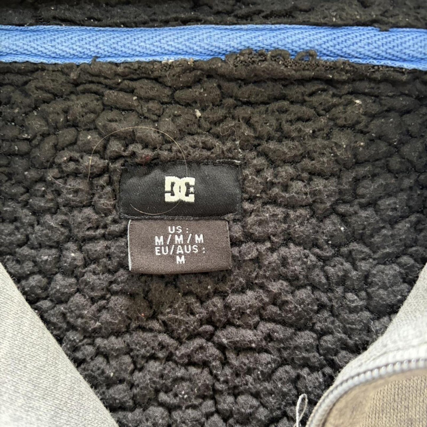 Y2K Fleece Lined DC Shoes Skate Hoodie - M