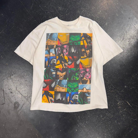 Vintage 90s Marvel Avengers Tee - XL