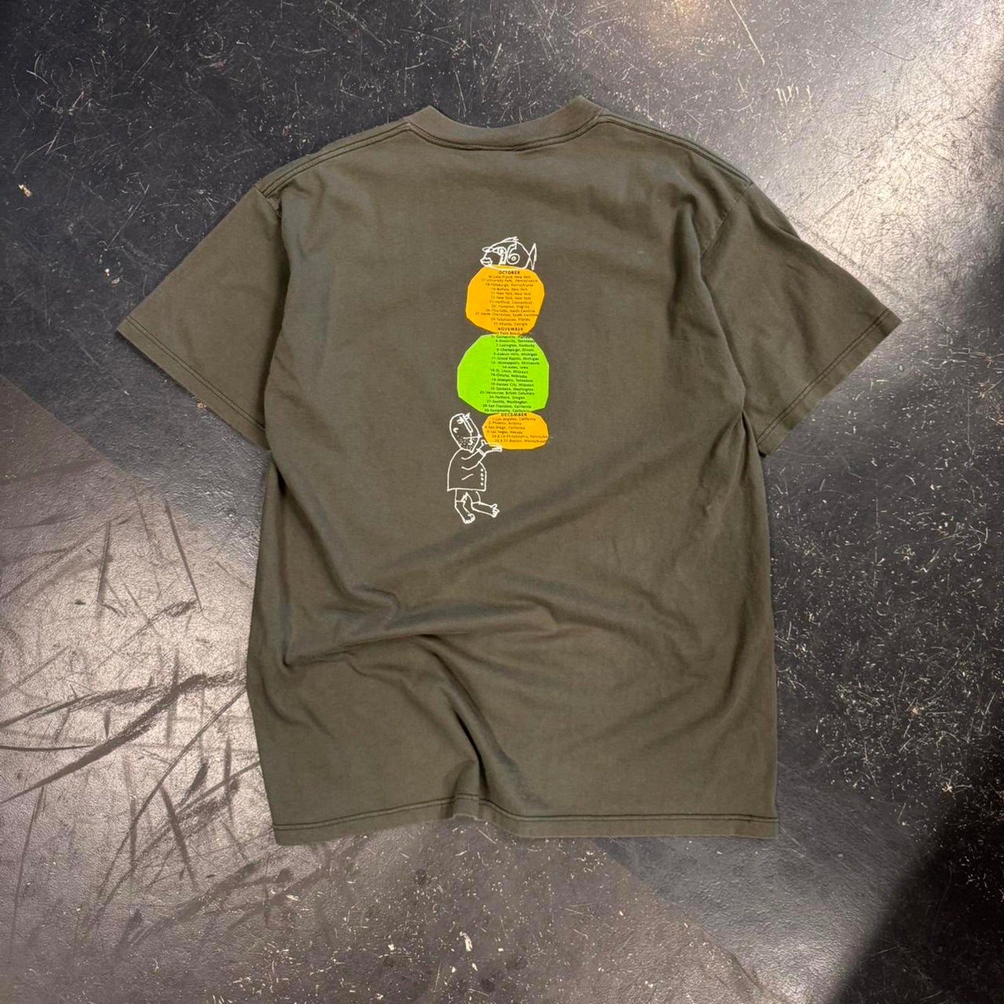 Vintage 90s Phish Rock Band Tee - XL