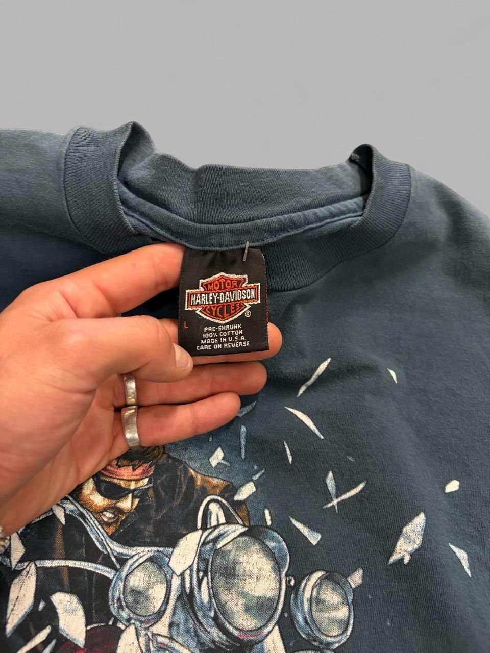 1995 Harley Davidson The Great Escape New York Tee - L