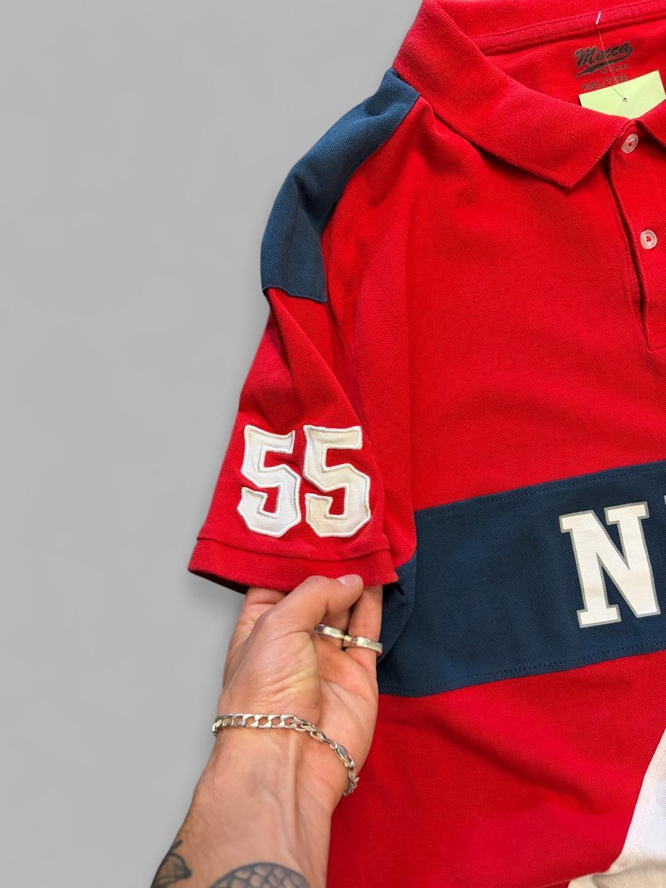 Y2K Mecca Red Polo - XXL