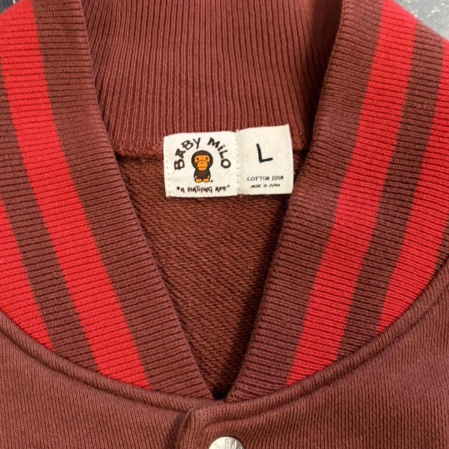 Bape F/W 2006 Baby Milo Varsity Jacket - L