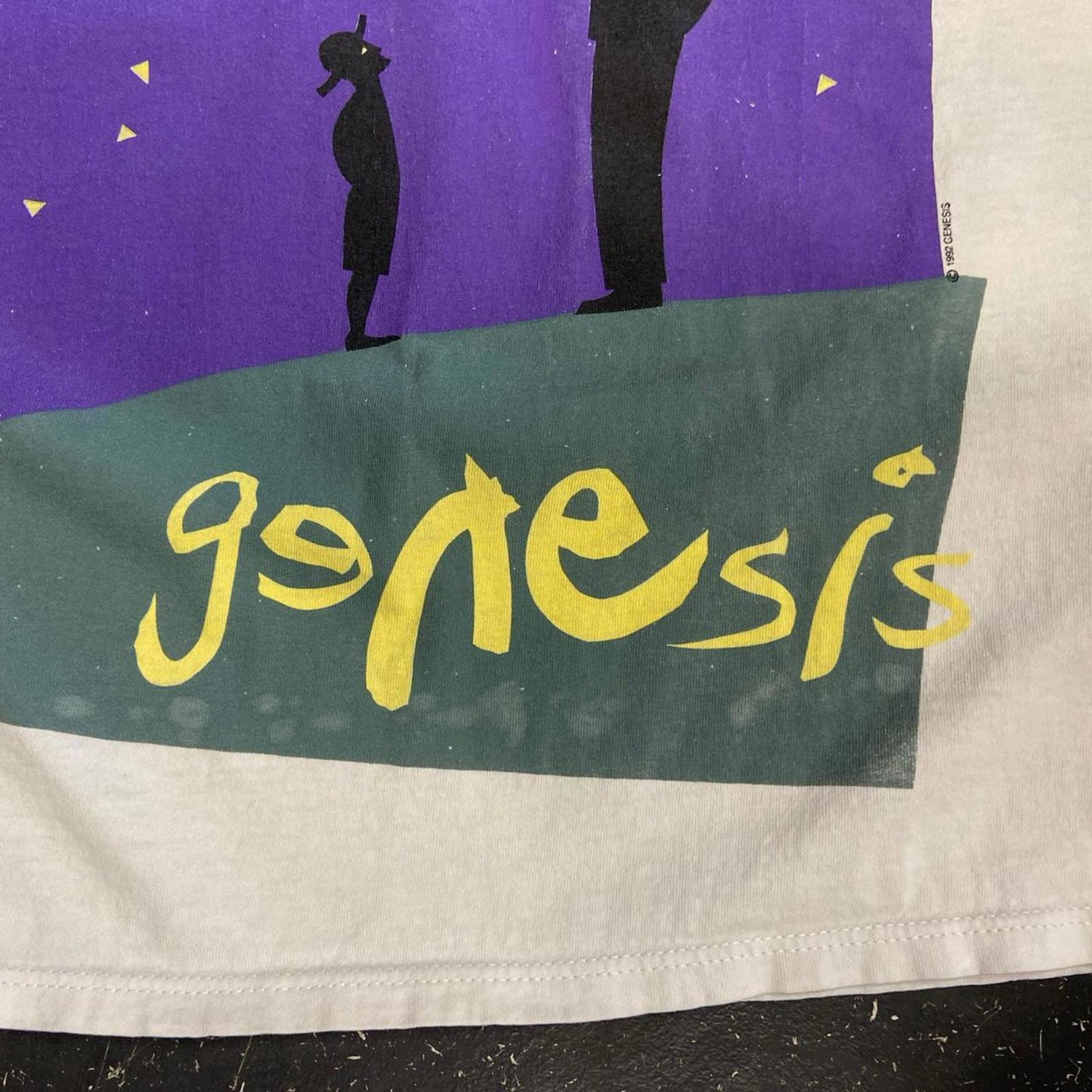 Vintage 1992 Genesis Night Sky Tour Tee - XL