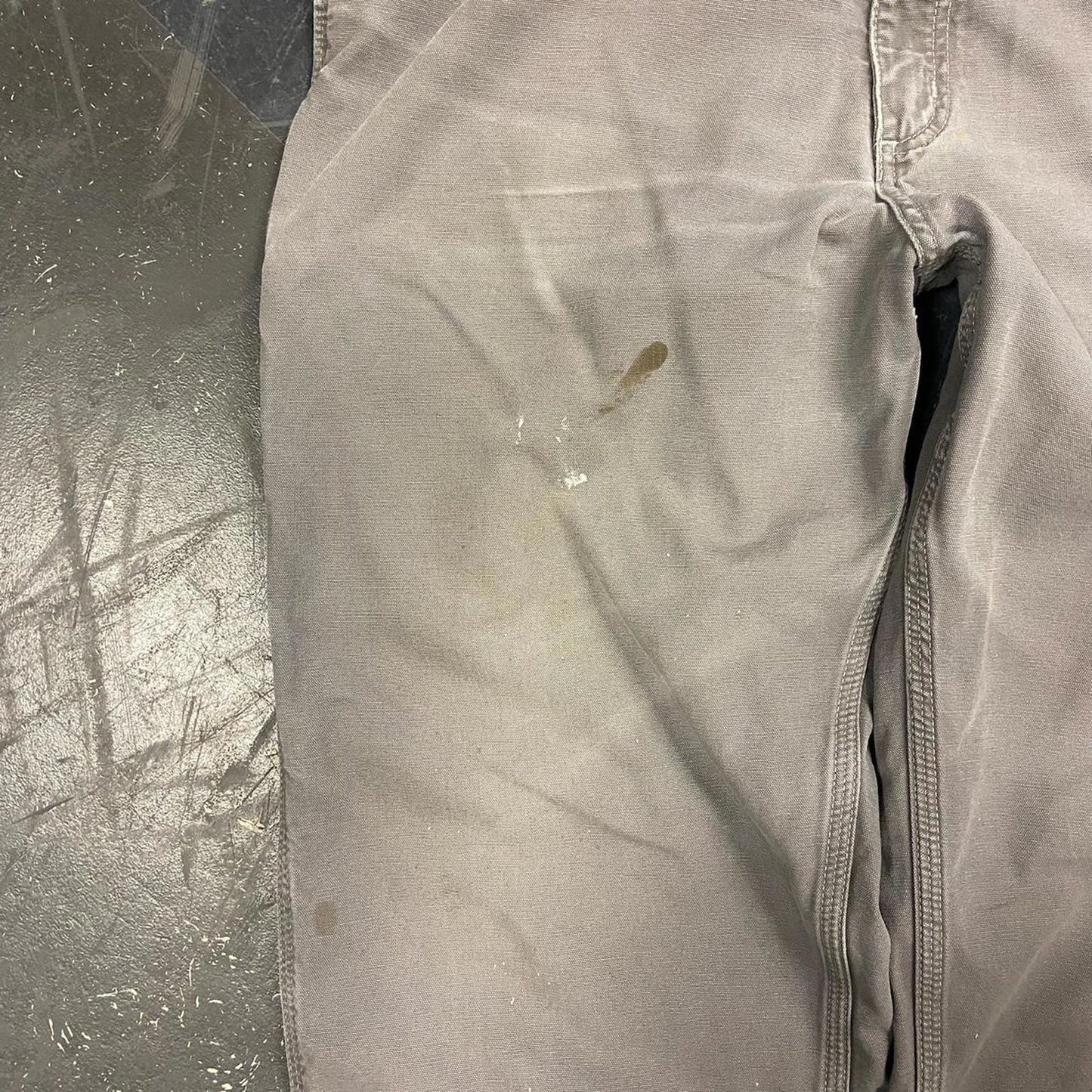 Grey Carhartt Loose Fit Work Pants - 38