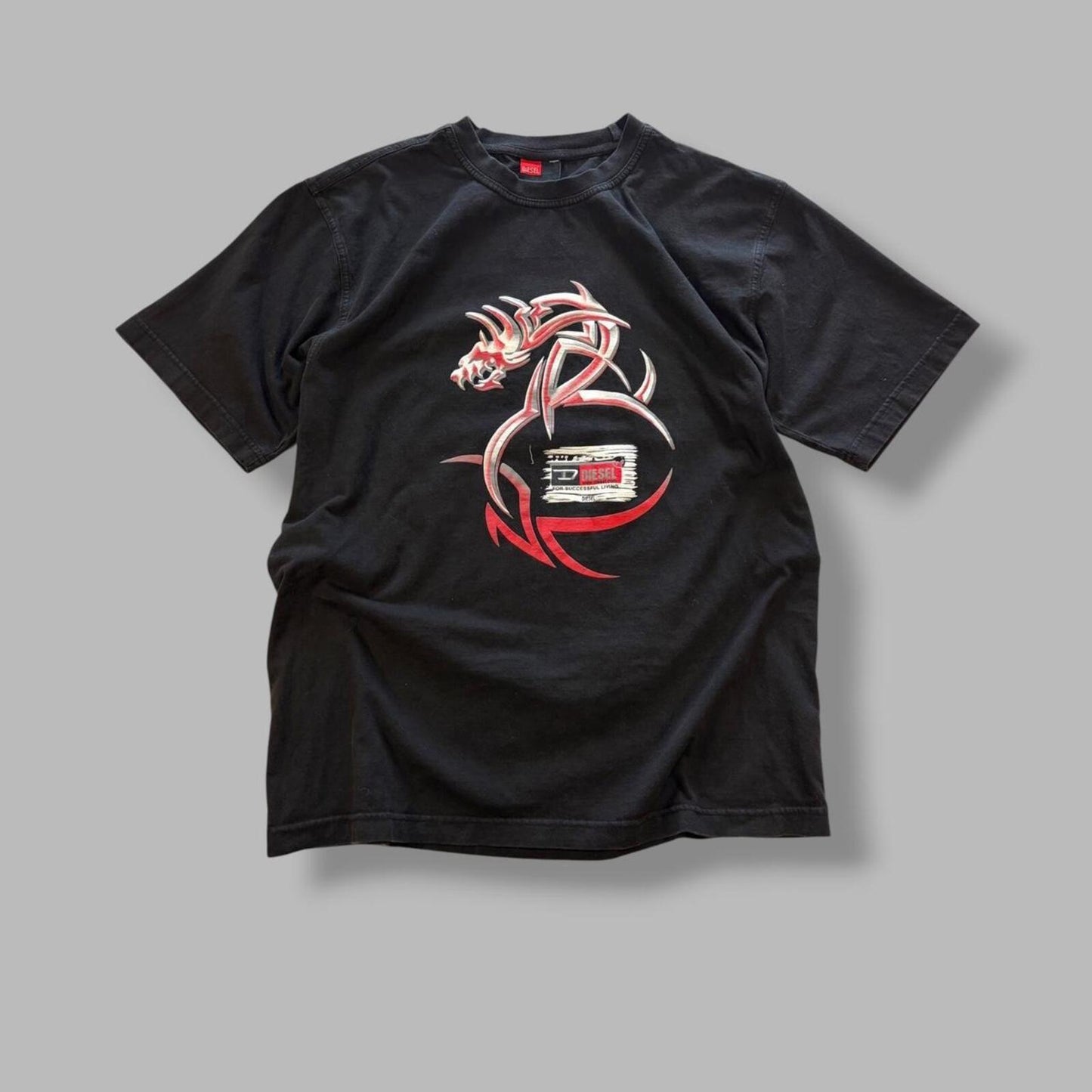 Y2K Diesel Dragon Tee - L