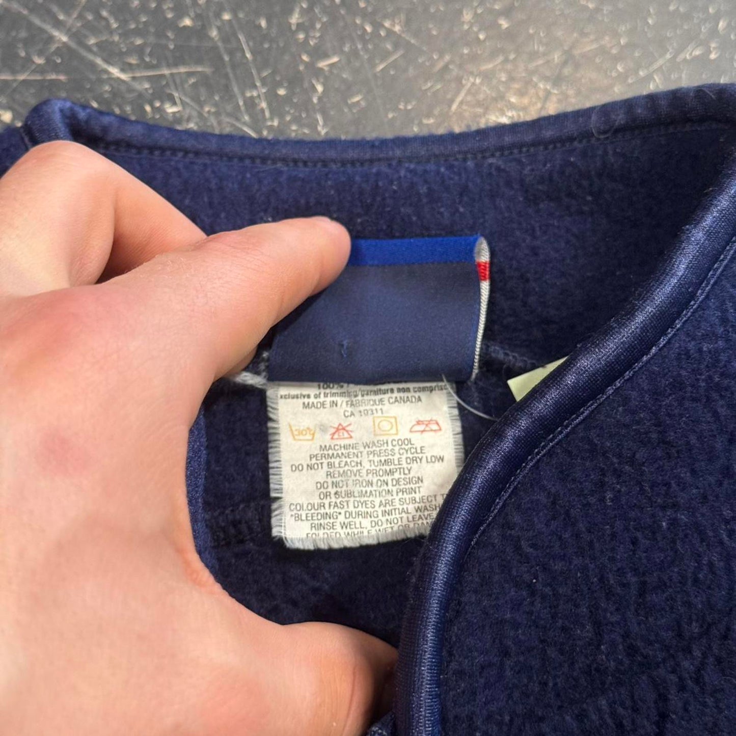 Vintage 90s Umbro Blue Zip Up Fleece - L
