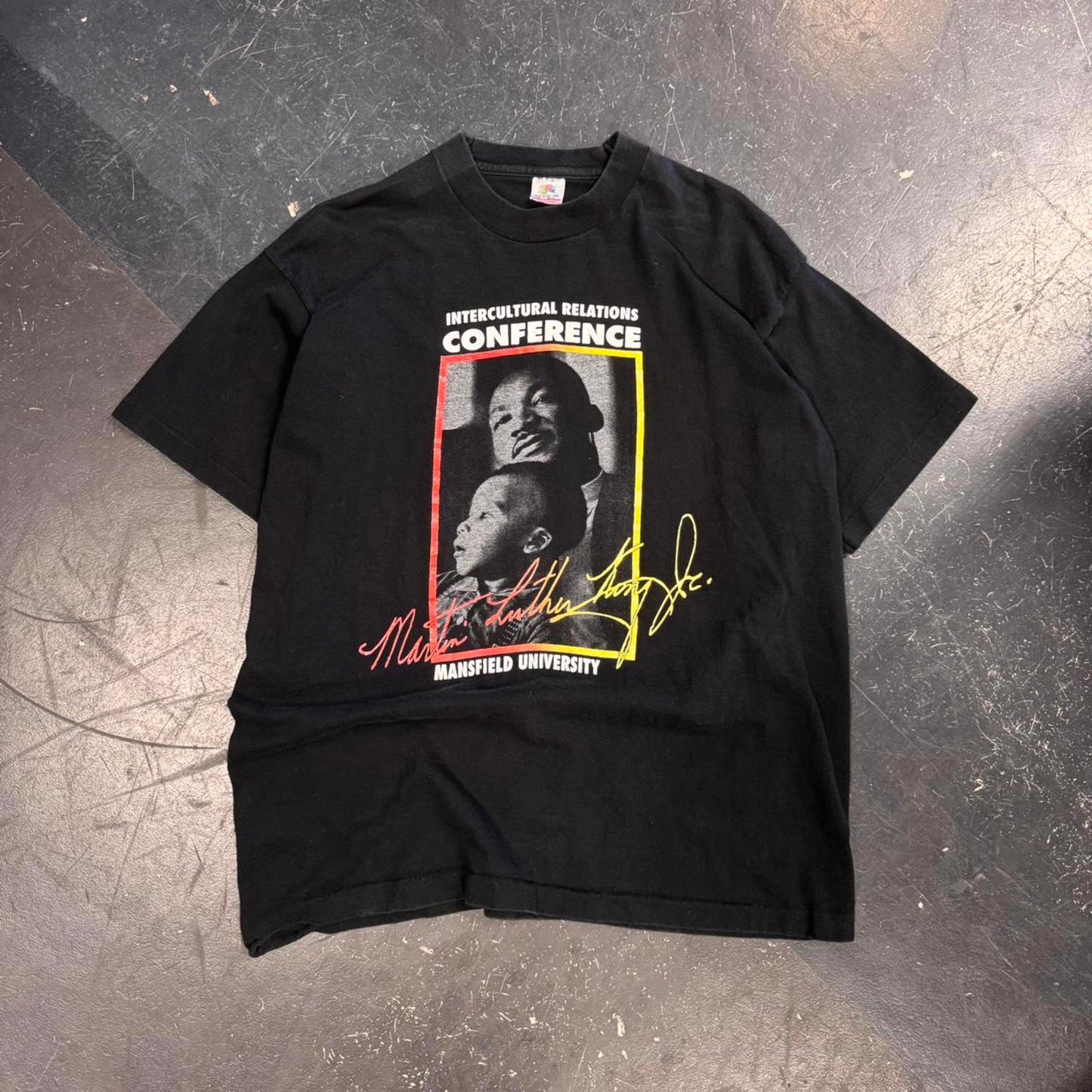 90s Martin Luther King Mansfield University Tee - XL