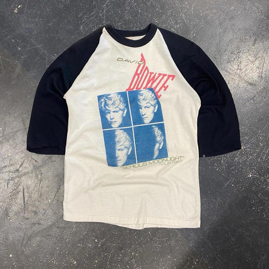 1983 David Bowie Serious Moonlight Tour Tee - M