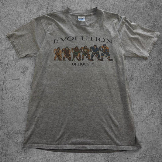 90s Evolution of Hockey Tee - L