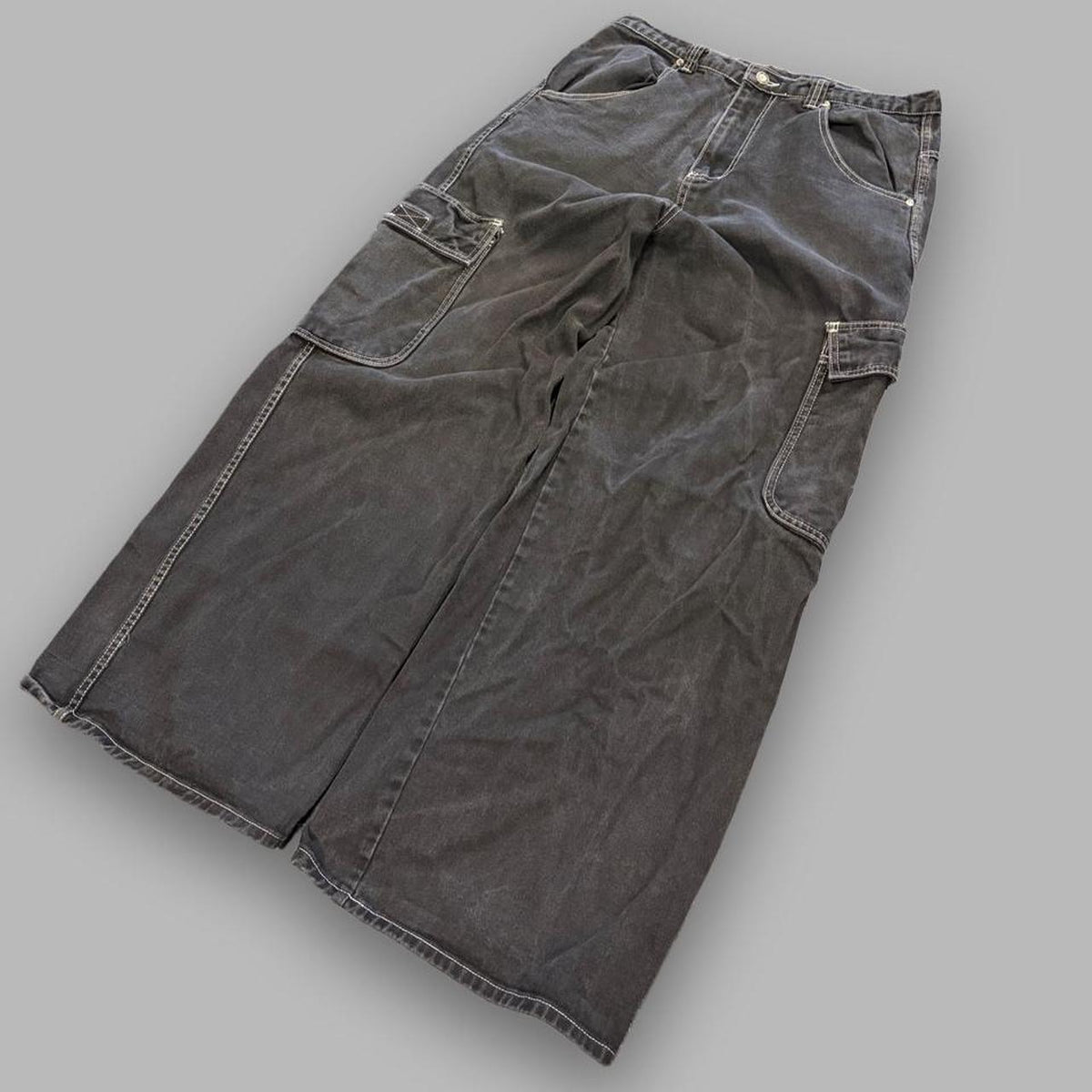 Vintage Y2K Breakdown Super Baggy Jnco Style Cargo Jeans - 34