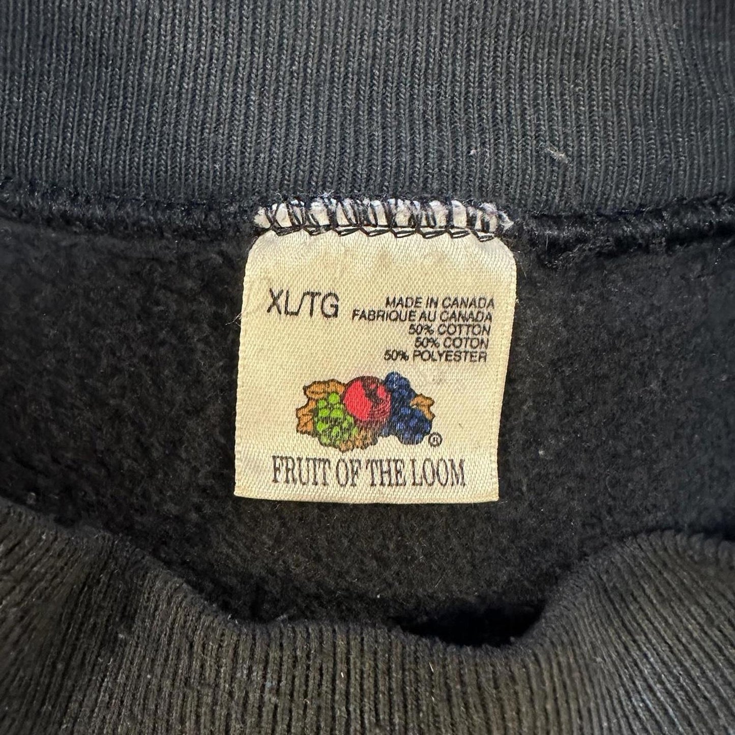 90s Grey Blue Tie Dye Crewneck - XL