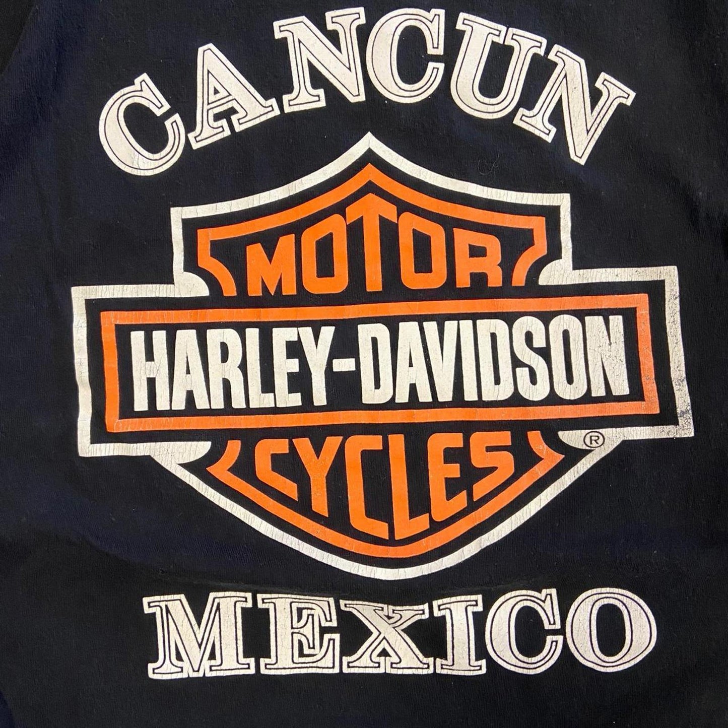 Vintage Harley Davidson Cancun Skull Tee - XL