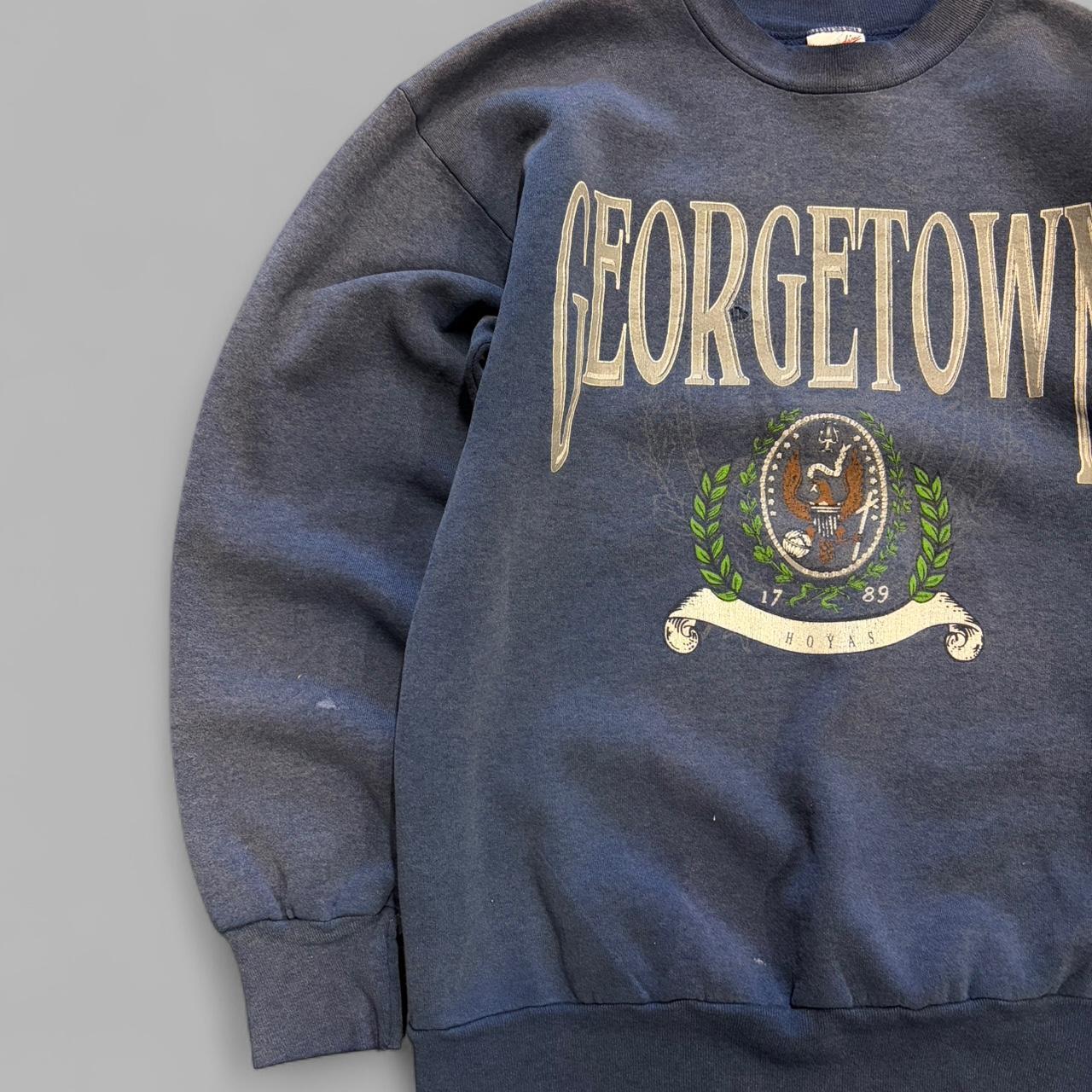 Vintage 90s Georgetown University Crewneck - L