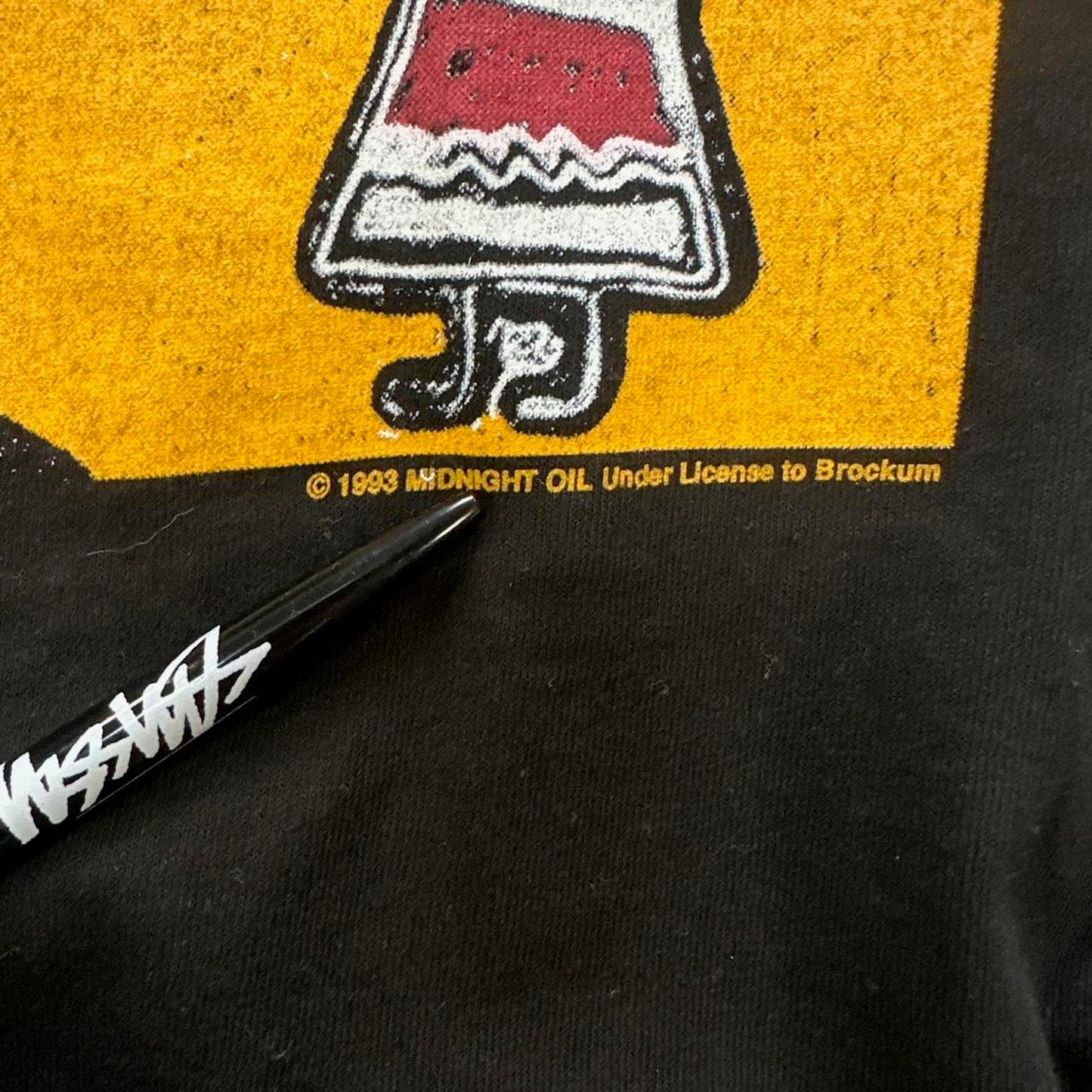 1993 Midnight Oil Tour Tee - L