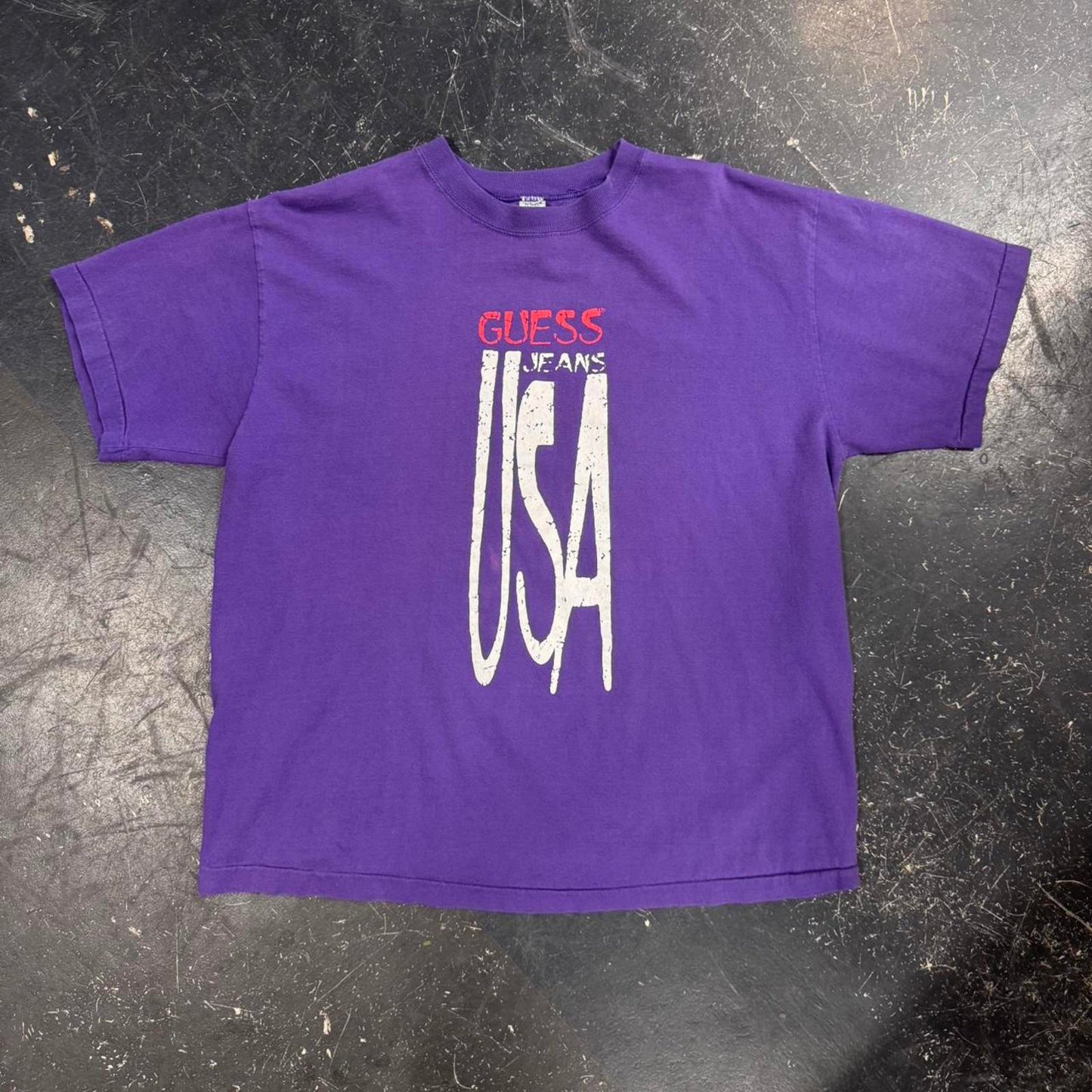 90s Guess Boot Tee - L